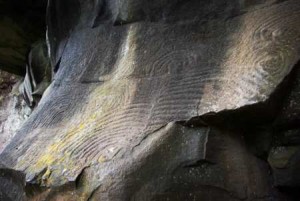 Rock carvings at La Zarza, Garafia, La Palma