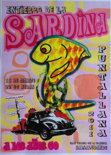 Poster for the Sardine in Puntallana, 2011