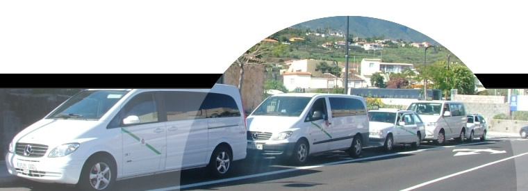 Taxis on La Palma island