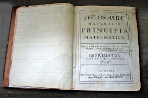 Title page of Newton's Principia, published in 1687